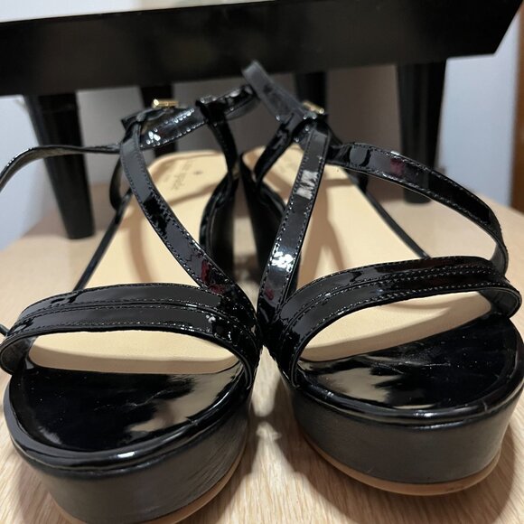 EUC KATE SPADE New York slingback in patent black (8) - Picture 7 of 9